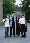 From left to right: Robert Reitano, GM Rien Bul, Alan Newitt and Anand Pillay.